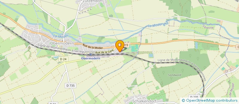 localisation de l'entreprise MONSIEUR DIDIER RASMUS  OBERMODERN-ZUTZENDORF