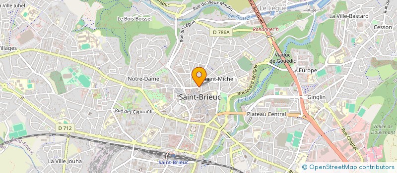 localisation de l'entreprise MONSIEUR DIDIER RAULT à SAINT-BRIEUC