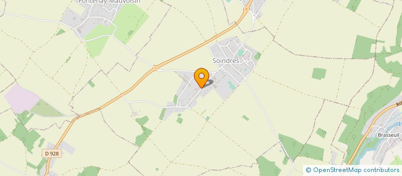 localisation de l'entreprise MONSIEUR DIDIER RAUX  SOINDRES