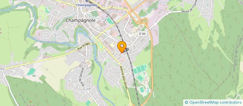 localisation de l'entreprise MONSIEUR DIDIER RAVO  CHAMPAGNOLE