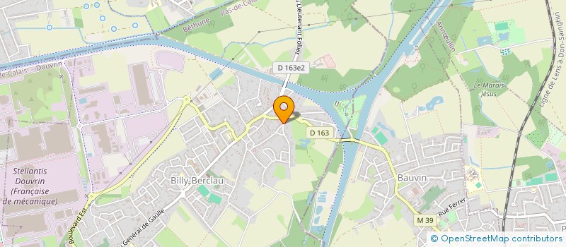 localisation de l'entreprise MONSIEUR DIDIER RAYMOND GASTO GAUJARD  BILLY-BERCLAU