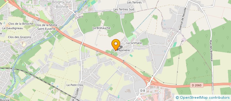 localisation de l'entreprise MONSIEUR DIDIER REBECHE  CHECY