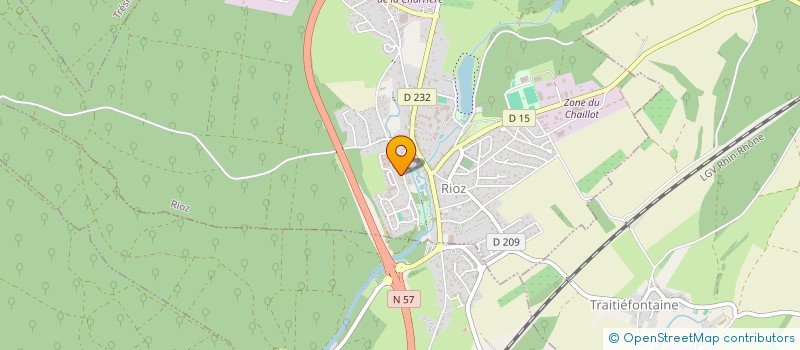 localisation de l'entreprise MONSIEUR DIDIER RECEVEUR  RIOZ