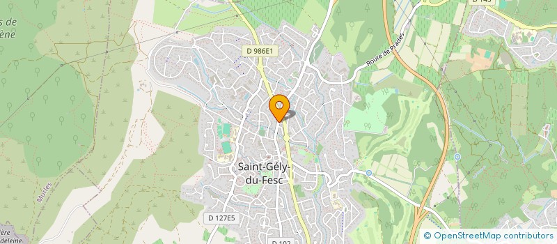 localisation de l'entreprise MONSIEUR DIDIER RENAUD  SAINT-GELY-DU-FESC