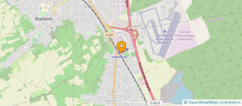 localisation de l'entreprise MONSIEUR DIDIER RENCK  HABSHEIM