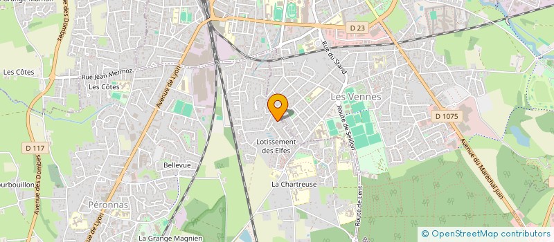 localisation de l'entreprise MONSIEUR DIDIER RENEVIER  PERONNAS