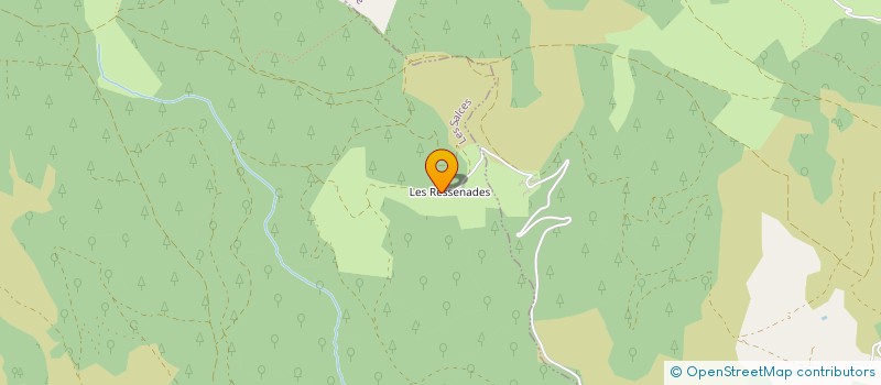 localisation de l'entreprise MONSIEUR DIDIER RESSOUCHE  LES SALCES