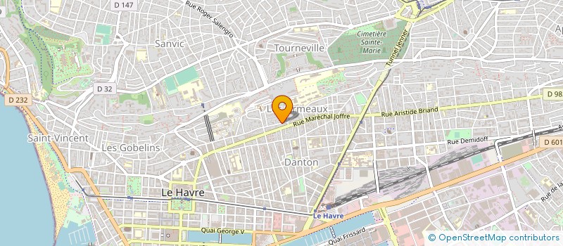 localisation de l'entreprise MONSIEUR DIDIER RETOUT à LE HAVRE