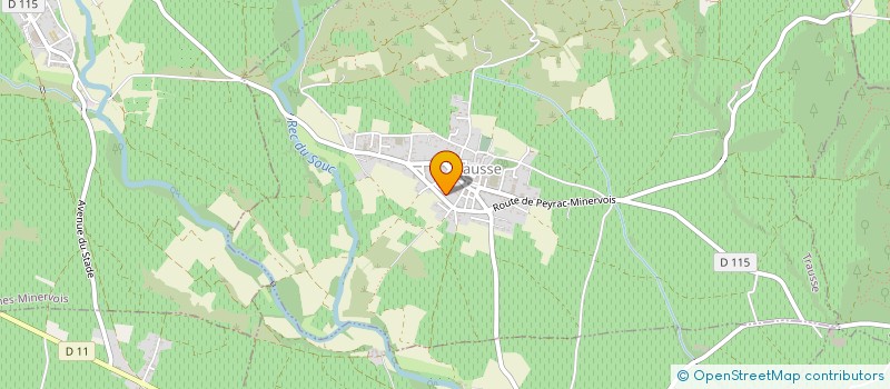 localisation de l'entreprise MONSIEUR DIDIER REVEL  TRAUSSE