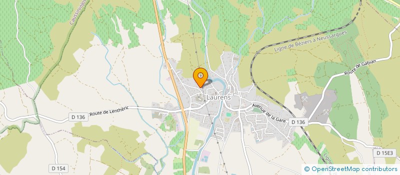 localisation de l'entreprise MONSIEUR DIDIER REVELLY  LAURENS