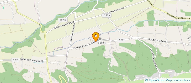 localisation de l'entreprise MONSIEUR DIDIER REY  CLARAC