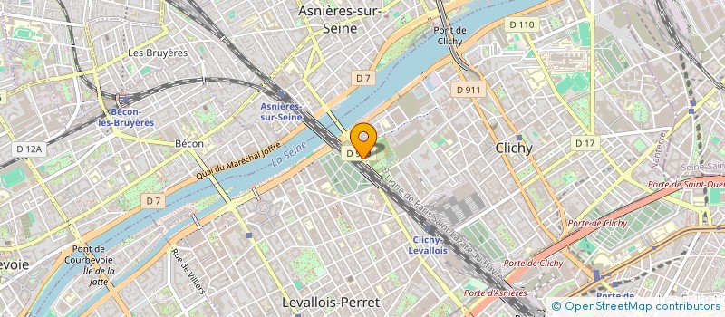 localisation de l'entreprise MONSIEUR DIDIER RIALLAND à CLICHY