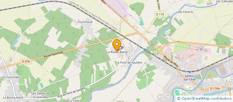 localisation de l'entreprise MONSIEUR DIDIER RIBAULT  CHATILLON-SUR-CHER