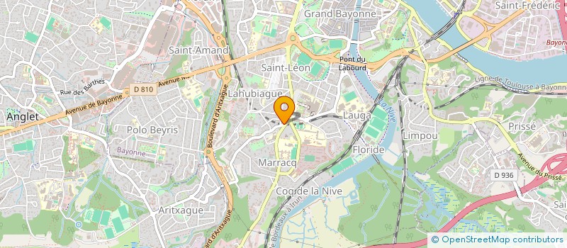 localisation de l'entreprise MONSIEUR DIDIER RIBEIRO à BAYONNE