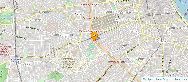 localisation de l'entreprise MONSIEUR DIDIER RICATEAU à BORDEAUX