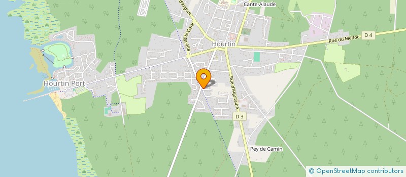 localisation de l'entreprise MONSIEUR DIDIER RICHAGUE  HOURTIN