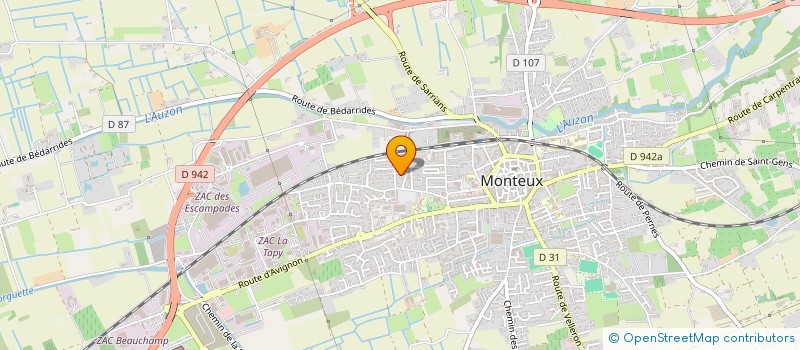 localisation de l'entreprise MONSIEUR DIDIER RICHARD  MONTEUX