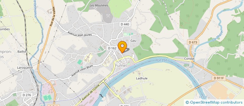 localisation de l'entreprise MONSIEUR DIDIER RIGAL  CUZORN