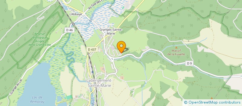 localisation de l'entreprise MONSIEUR DIDIER RIGAUD  LABERGEMENT-SAINTE-MARIE