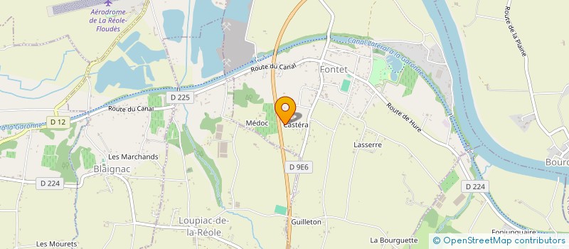 localisation de l'entreprise MONSIEUR DIDIER RIGAUD  FONTET