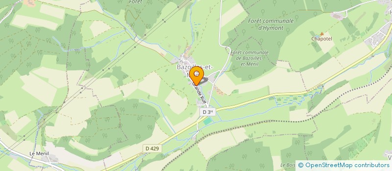 localisation de l'entreprise MONSIEUR DIDIER RISSER  BAZOILLES-ET-MENIL