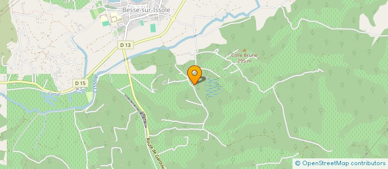 localisation de l'entreprise MONSIEUR DIDIER RIVES  BESSE-SUR-ISSOLE