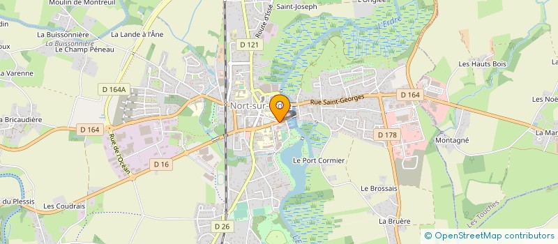 localisation de l'entreprise MONSIEUR DIDIER RIXAIN  NORT-SUR-ERDRE