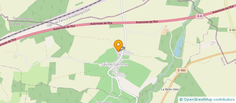 localisation de l'entreprise MONSIEUR DIDIER ROBERT  SAINTE-GEMME