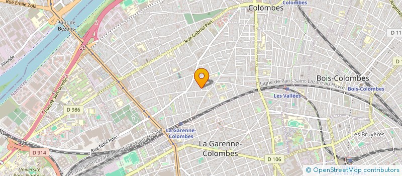 localisation de l'entreprise MONSIEUR DIDIER ROBERT à COLOMBES