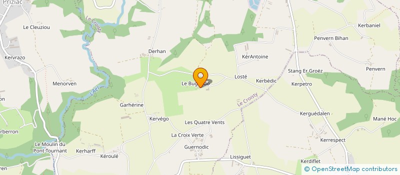 localisation de l'entreprise MONSIEUR DIDIER ROBIC à LE CROISTY