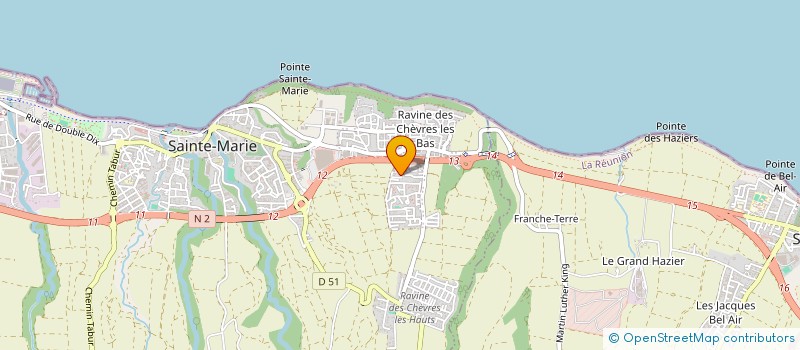 localisation de l'entreprise MONSIEUR DIDIER ROBIJEAU  SAINTE-MARIE