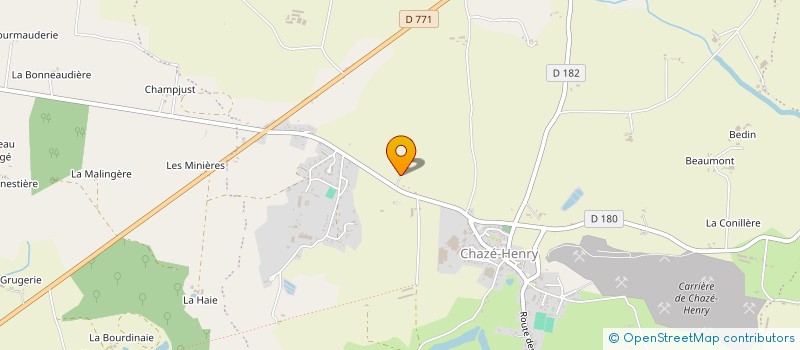 localisation de l'entreprise MONSIEUR DIDIER ROBIN à OMBREE D'ANJOU