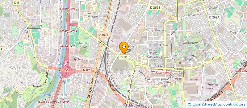 localisation de l'entreprise MONSIEUR DIDIER ROCHAS à GRENOBLE