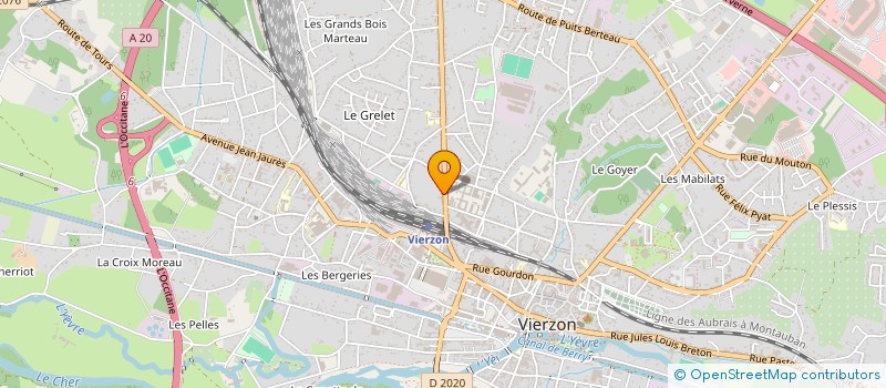 localisation de l'entreprise MONSIEUR DIDIER ROGER à VIERZON