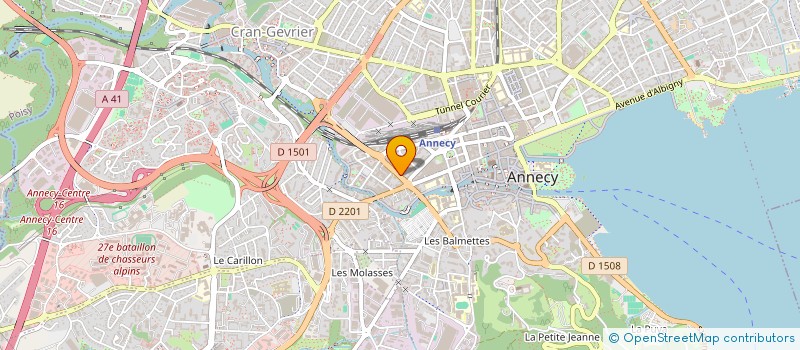 localisation de l'entreprise MONSIEUR DIDIER ROGER à ANNECY