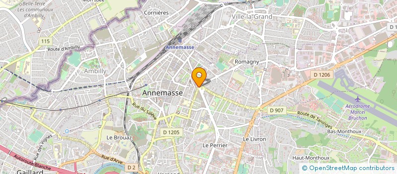 localisation de l'entreprise MONSIEUR DIDIER ROLLAND à ANNEMASSE