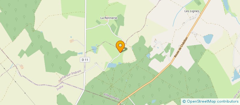 localisation de l'entreprise MONSIEUR DIDIER RONDEAU  VILLEDOMAIN