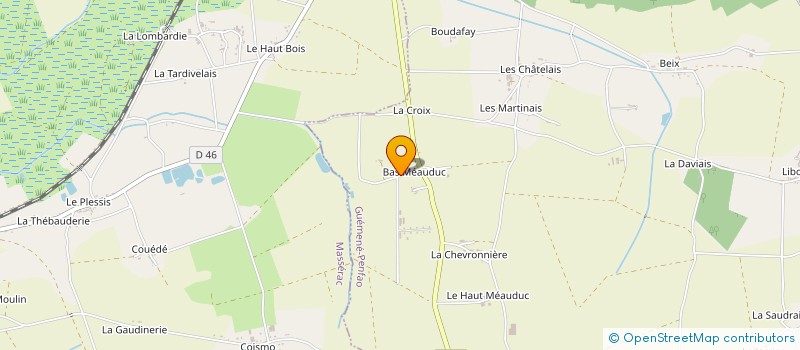 localisation de l'entreprise MONSIEUR DIDIER ROQUE  GUEMENE-PENFAO