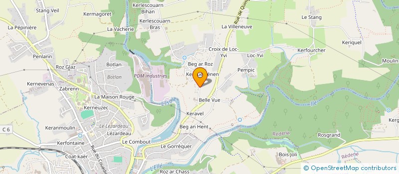 localisation de l'entreprise MONSIEUR DIDIER ROUAT  TREMEVEN