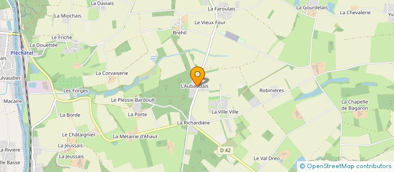 localisation de l'entreprise MONSIEUR DIDIER ROUAULT à PLECHATEL