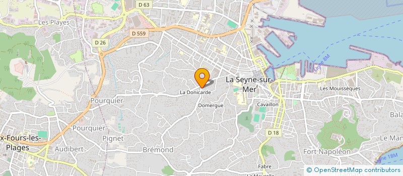 localisation de l'entreprise MONSIEUR DIDIER ROUDAT  LA SEYNE-SUR-MER