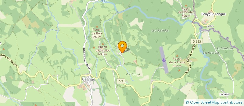 localisation de l'entreprise MONSIEUR DIDIER ROUDERGUES  SOUSCEYRAC-EN-QUERCY