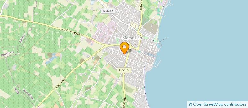 localisation de l'entreprise MONSIEUR DIDIER ROUMEGOUS à MARSEILLAN
