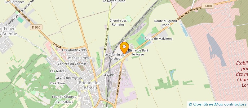 localisation de l'entreprise MONSIEUR DIDIER ROUSSARD  BRIENNE LE CHATEAU