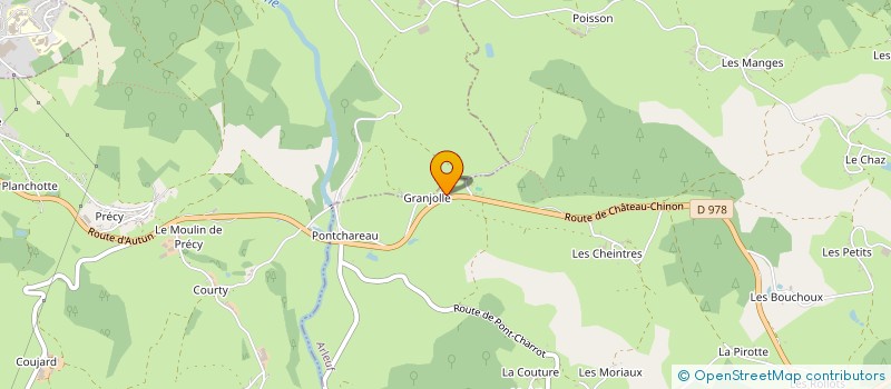 localisation de l'entreprise MONSIEUR DIDIER ROUSSEL à ARLEUF