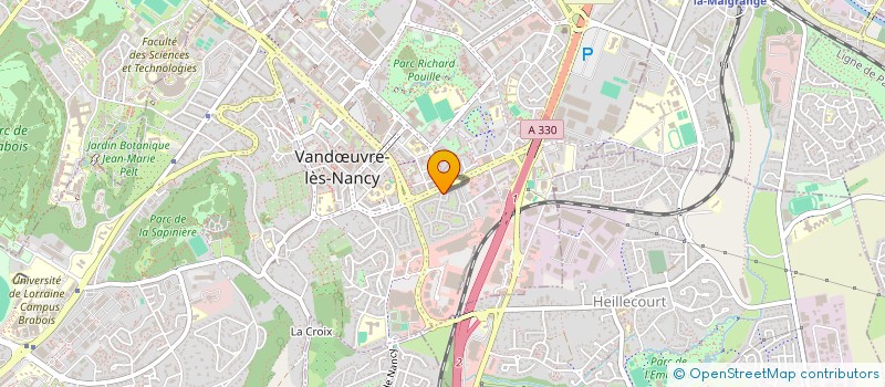 localisation de l'entreprise MONSIEUR DIDIER ROUSSET  VANDUVRE-LES-NANCY