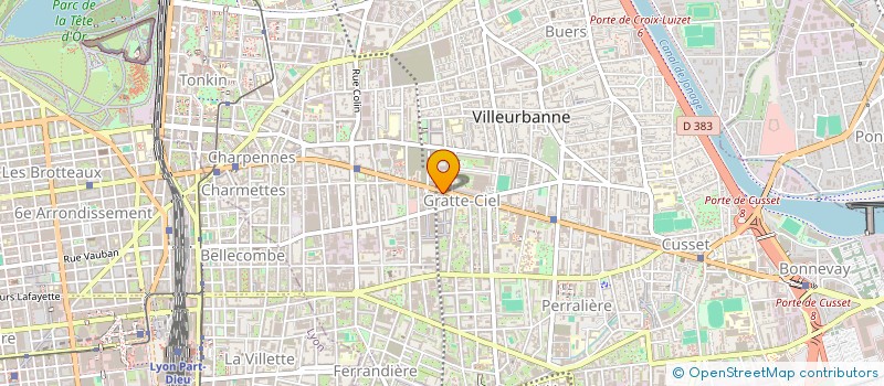 localisation de l'entreprise MONSIEUR DIDIER ROUSSON à VILLEURBANNE
