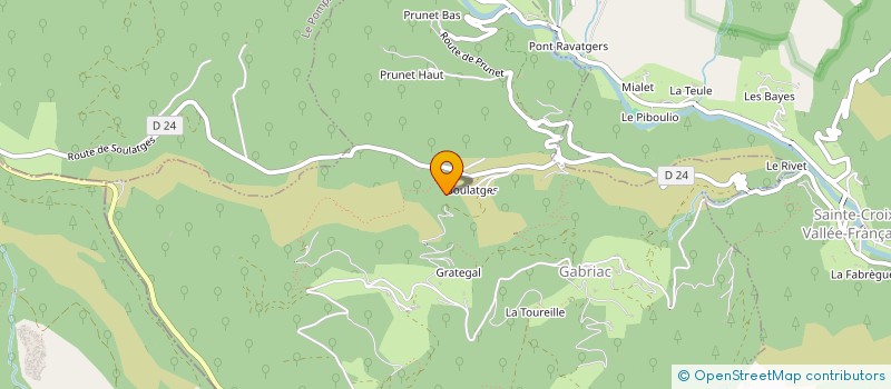 localisation de l'entreprise MONSIEUR DIDIER ROUSSON  SAINT-MARTIN-DE-LANSUSCLE