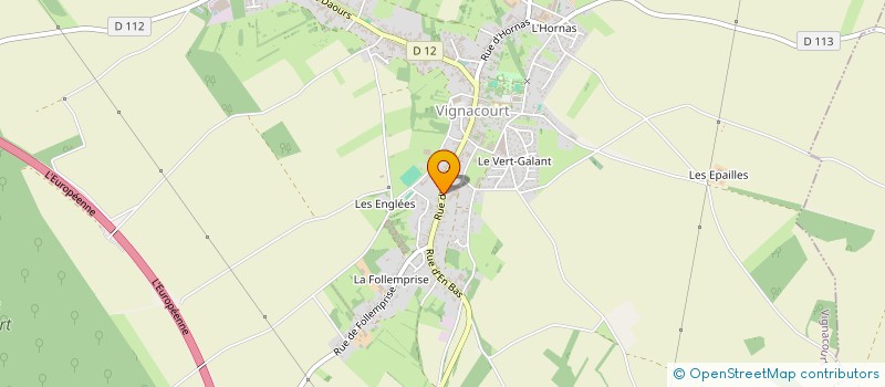 localisation de l'entreprise MONSIEUR DIDIER ROUVILLAIN  VIGNACOURT