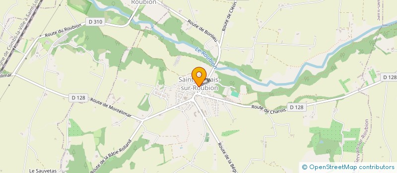 localisation de l'entreprise MONSIEUR DIDIER ROUX  SAINT-GERVAIS-SUR-ROUBION